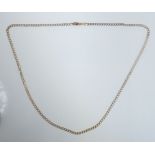 A 9-carat yellow gold neck chain (approx. 4.75g) (The cost of UK postage via Royal Mail Special