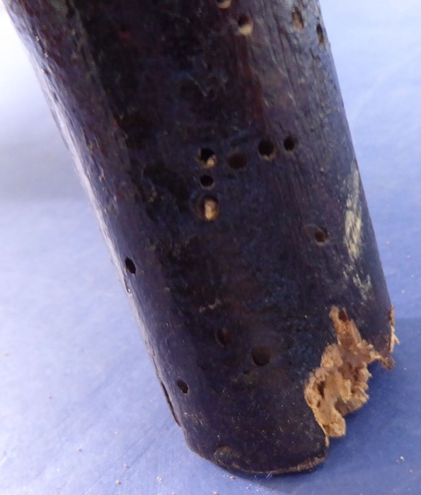 A late Victorian piano stool with upholstered top and raising mechanism - Image 4 of 8