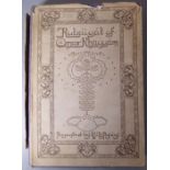 An Art Nouveau book of verse 'Rubáiyát of Omar Khayyám' with colour plates, presented by Willy