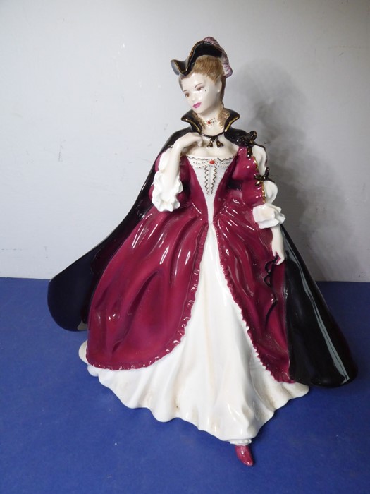 Five limited edition Coalport porcelain figures: 'Moon' (1325/2500), 'The Wicked Lady' (390/ - Image 2 of 9