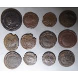 A collection of late Roman period coins in nice condition