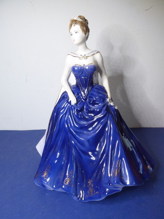 Five limited edition Coalport porcelain figures: 'Moon' (1325/2500), 'The Wicked Lady' (390/ - Image 3 of 9