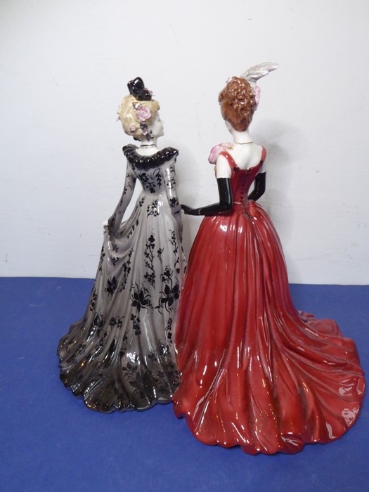 Five limited edition Coalport porcelain figures: 'Moon' (1325/2500), 'The Wicked Lady' (390/ - Image 5 of 9