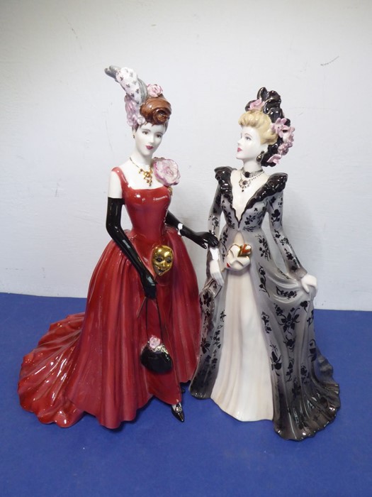 Five limited edition Coalport porcelain figures: 'Moon' (1325/2500), 'The Wicked Lady' (390/ - Image 4 of 9