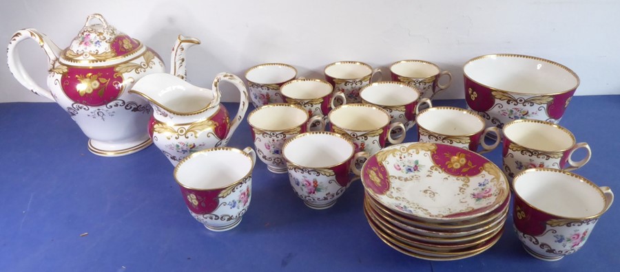 Three boxes of china:1 A Ridgeways part-dinner-service in the blue 'Ming' pattern comprising two - Image 7 of 16