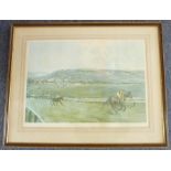 A mid-20th century colour horse racing print after Lionel Edwards (the Tryon Gallery Ltd, Dover