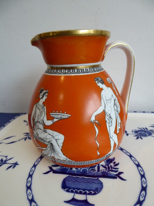 A selection of ceramics to include an unusual 19th century Staffordshire Potteries jug modelled as a - Image 3 of 18