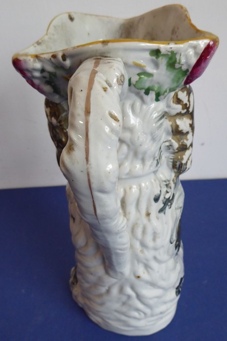 A selection of ceramics to include an unusual 19th century Staffordshire Potteries jug modelled as a - Image 15 of 18