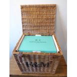 A Fortnum & Mason 'Wine Cellar Hamper' containing twelve mixed bottles, mostly Fortum's labelled