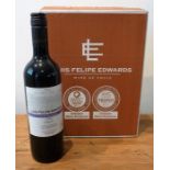 A case of six Carmenere Lot 24 2019 - Luis Felippe Edwards