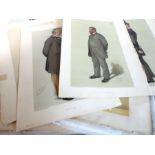 56 Vanity Fair Prints (1883-1904): 19 x 1883; 24 x 1886; 9 x 1890-1904 and 4 undated supplements