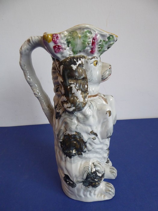 A selection of ceramics to include an unusual 19th century Staffordshire Potteries jug modelled as a - Image 16 of 18