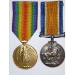 The Victory and War Medals to M2-178546 PTE. C.E. HALFORD A.S.C.