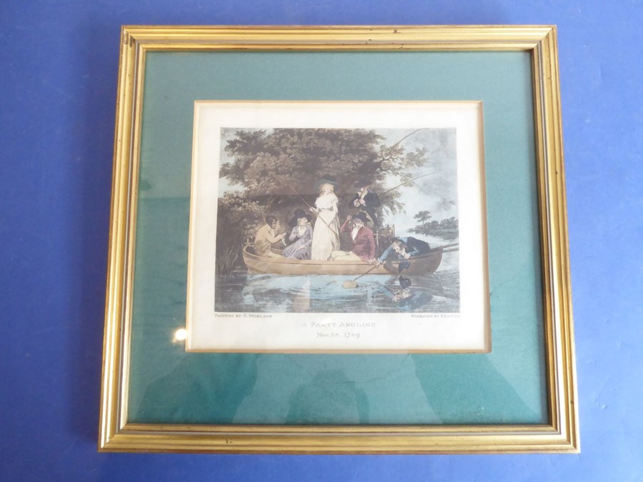 A good selection of framed and glazed engravings etc; mostly hand-coloured and to include 'The - Image 8 of 10