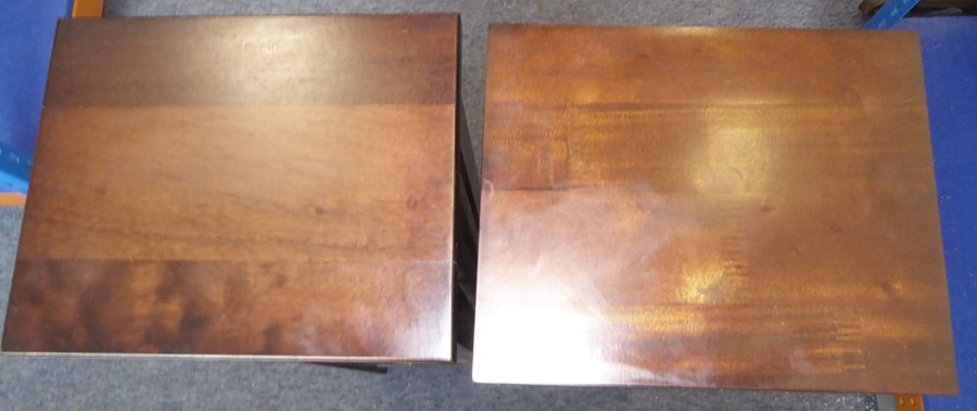 Two modern hardwood racks (probably for CDs) - Image 5 of 6