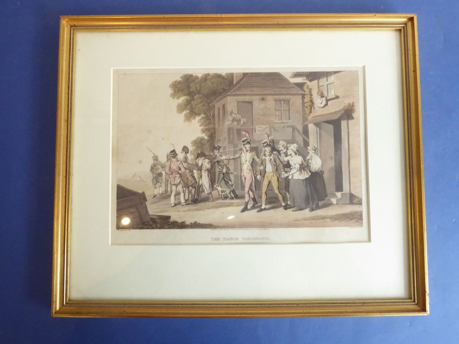 A good selection of framed and glazed engravings etc; mostly hand-coloured and to include 'The - Image 7 of 10