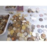 A good quantity of British and world coinage and commemorative crowns - to include a boxed