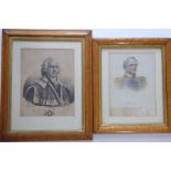 Two Victorian portrait engravings of naval and Dundas Family interest: Viscount Melville, First