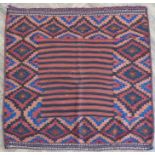 An Afshar Kilim; early 20th century, south Iran (114cm (3'9") square)