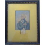 A 19th century coloured Baxter print of Lord Nelson. Hogarth framed and glazed. (Frame size 23.