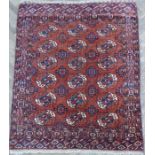 A Tekke Turkmen rug; 19th century, Turkmenistan (164cm (5'3") x 135cm (4'4")