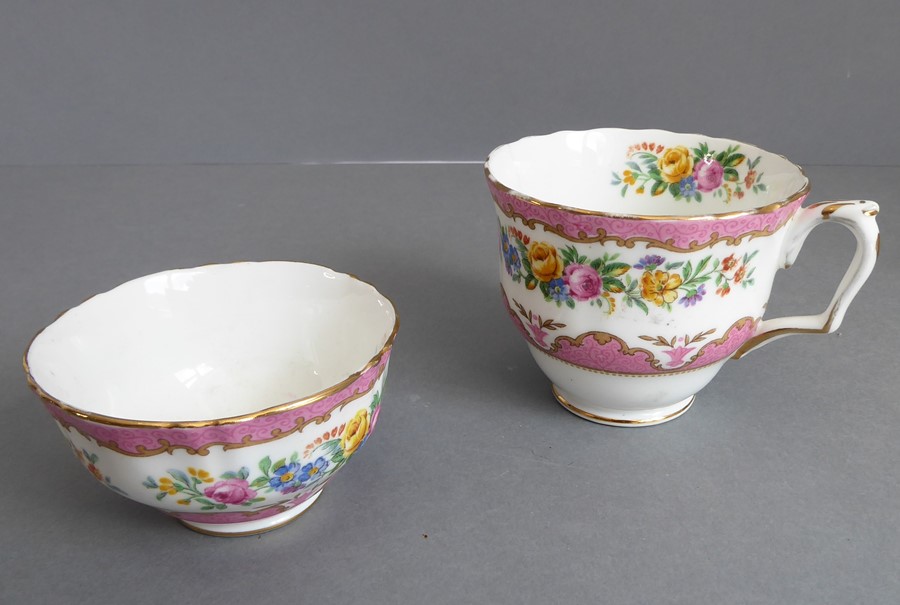 A selection of ceramics to include a shell-shaped bowl hand-decorated with floral sprays, Dresden - Image 16 of 33