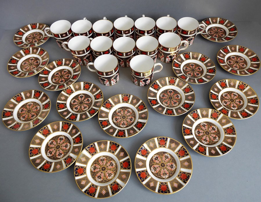 A selection of fine Royal Crown Derby porcelain; each hand-gilded and decorated in the Imari palette - Image 4 of 21