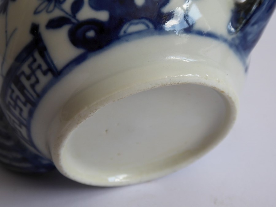 18th/19th century Chinese blue and white ceramics: miniature teapots and tea bowls, one octagonal - Image 8 of 12