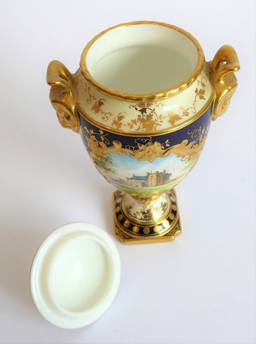 Four pieces of Fine Coalport porcelain: two limited edition (88 and 89 of 250) hand-gilded two- - Image 6 of 22