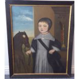 19th century English School after a 17th century original - Portrait of a young boy, ‘Nicholas