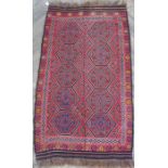 An Afghan Kilim; early 20th century, north Afghanistan (198cm (6'6") x 114cm (3'9")