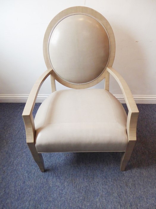 A J. Robert Scott, Inc. 'Art Deco Fauteuil': designed by Sally Serkin Lewis, upholstered in JRS - Image 4 of 14