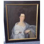 19th century French School - after a 17th century original. Portrait of a noblewoman. Half length,
