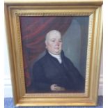 18th century English School - portrait of a Catholic priest, Dr Dunn of Blackburn (according to a