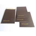 Four early (1976-1983) British Airways Concorde inflight letter writing sets (12 sheets and 4