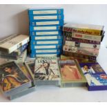 A collection of 28 video cassettes relating to Elvis Presley