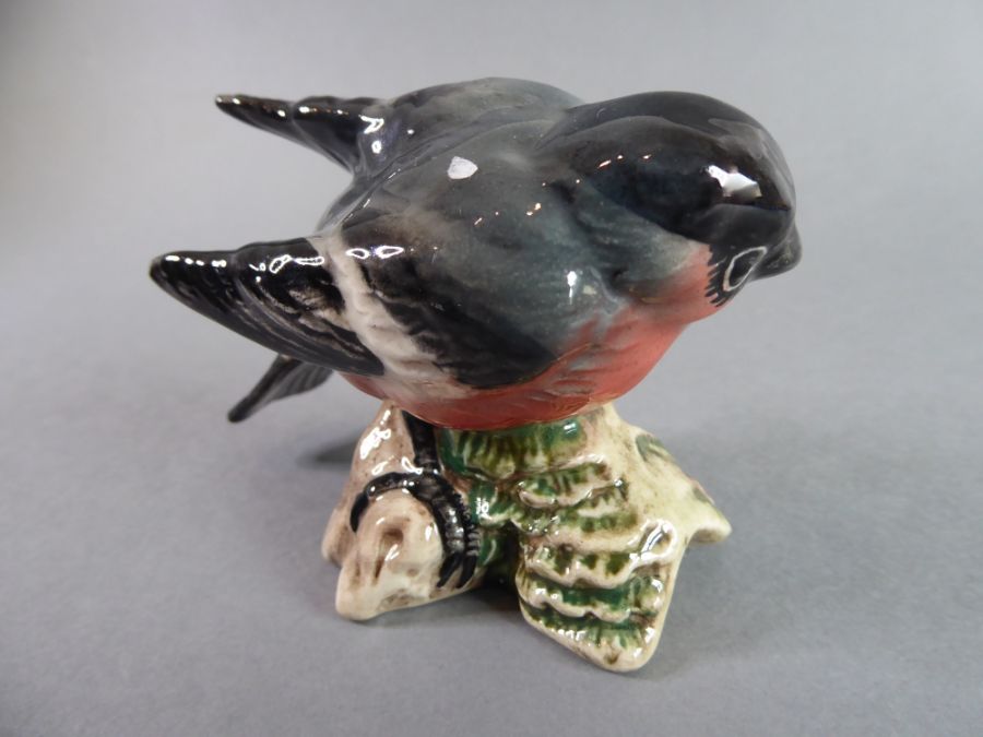 Eight hand-decorated Beswick birds: Bullfinch (x 2), Blue Tit (x 2), Goldfinch, Greenfinch, - Image 6 of 26