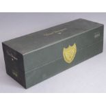 An unopened cased bottle of 1998 vintage Dom Pérignon champagne (sealed and unopened)