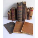 Fourteen 18th and 19th century leather-bound volumes: Miscellanies - Vol 3 (Motte & Bathurst - 1736)