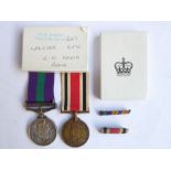 A General Service Medal (1918) with Palestine 1945-48 clasp to 14862388 CFN C.H. NORTH REME (Royal