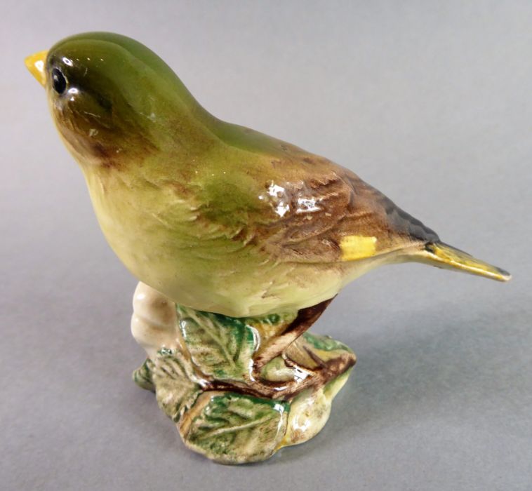 Eight hand-decorated Beswick birds: Bullfinch (x 2), Blue Tit (x 2), Goldfinch, Greenfinch, - Image 3 of 26