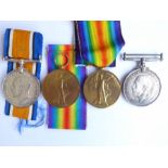 A two-brother group: the Victory and War Medals to: M2-131816 PTE. C. REYNOLDS - A.S.C. (Charles
