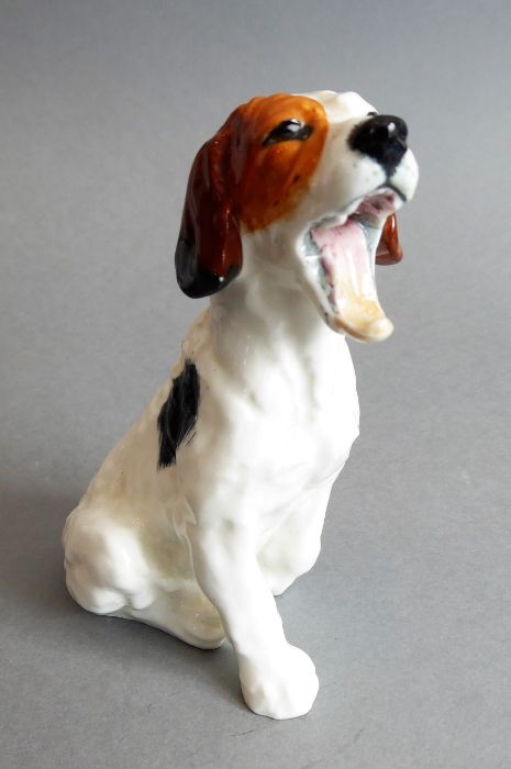 Six hand-decorated Royal Doulton porcelain dogs: Pekinese, Irish Setter, Jack Rusell with ball ( - Image 15 of 21