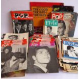 Printed ephemera etc. including record songbooks, newspaper cuttings relating to Elvis Presley, '
