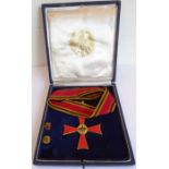 The Order of Merit of the Federal Republic of Germany (Federal Cross of Merit) - a cased Commander's