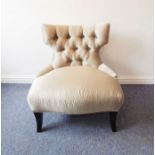 Baker Furniture, a tufted back lounge chair in Klismos style designed by Thomas Pheasant; BA6371,