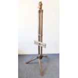 An artist's easel - large canvas type and of solid design