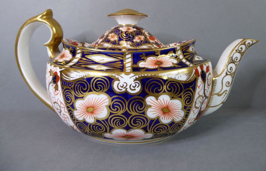 Royal Crown Derby tea and coffee wares; hand gilded and decorated in the Imari palette and - Image 9 of 18