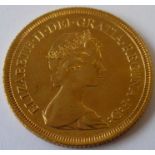 A 1979 gold sovereign