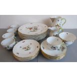 A part Herend dinner / tea service: 6 x 27.5cm dinner plates, 5 x 17cm side plates, a large